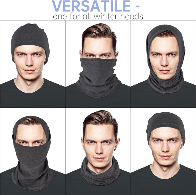EXski Winter Neck Gaiter Warmer, Soft Fleece Face Mask Scarf for Cold Weather Skiing Cycling Outdoor Sports - Image 5