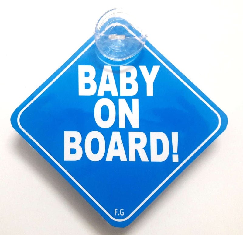 Vadda Baby On Board Sleeping Child/Baby Vehicle Decal, Window Hanging Safety Sign for Car 007 - Image 5