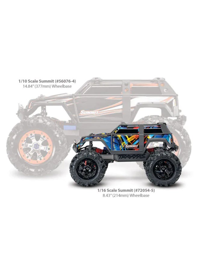 TRAXXAS 1/16 SUMMIT 4WD, 6-cell, Powerful Titan12T 550 Motor, Bright LED Lights, Adjustable Slipper Clutch - Image 4