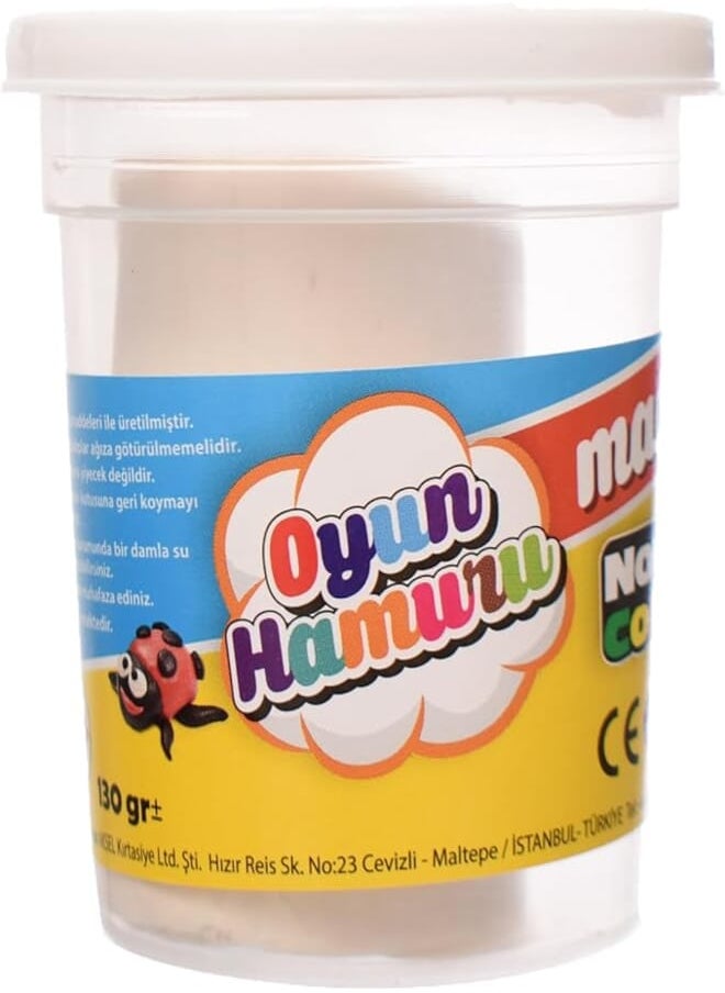 Nova Color Nova Color Play Dough Maxi Modeling Clay - White 