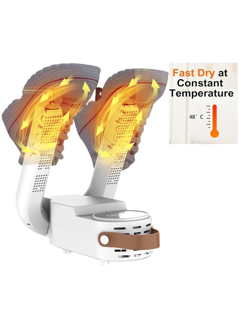 Generic Shoe Dryer, Boot Shoe Dryer, Socks DyterPortable Smart Shoe Dryer Multi-Functional Folding Temperature Control Timing Uv Disinfection Deodorizing Shoe Dryer, Boot Shoe Dryer, Socks Dyter  - Image 1