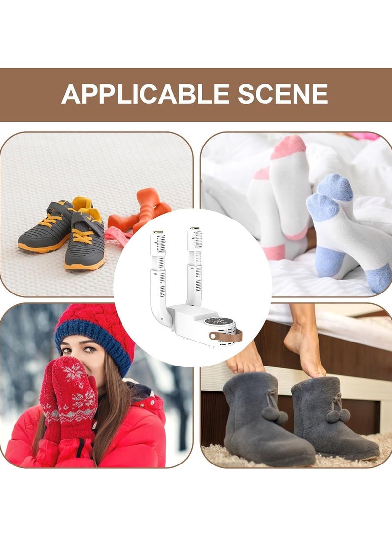 Shoe Dryer, Boot Shoe Dryer, Socks DyterPortable Smart Shoe Dryer Multi-Functional Folding Temperature Control Timing Uv Disinfection Deodorizing Shoe Dryer, Boot Shoe Dryer, Socks Dyter