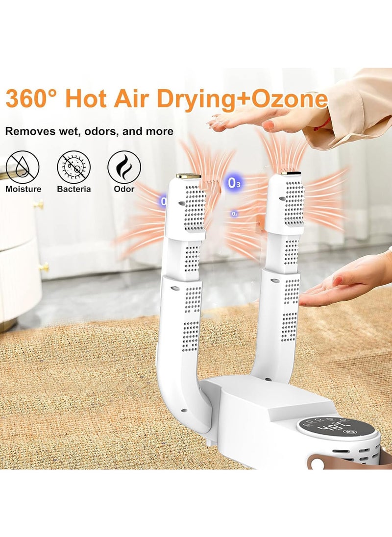 Shoe Dryer, Boot Shoe Dryer, Socks DyterPortable Smart Shoe Dryer Multi-Functional Folding Temperature Control Timing Uv Disinfection Deodorizing Shoe Dryer, Boot Shoe Dryer, Socks Dyter