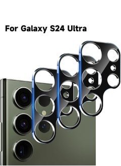 Glass 3-Packs Samsung Galaxy S24 Ultra Camera Lens Protector, Tempered Glass Camera Lens Protector for Samsung S24 Ultra, Ultra HD, 9H Hardness, Anti-Scratch, Easy Installation - Black  - Image 1