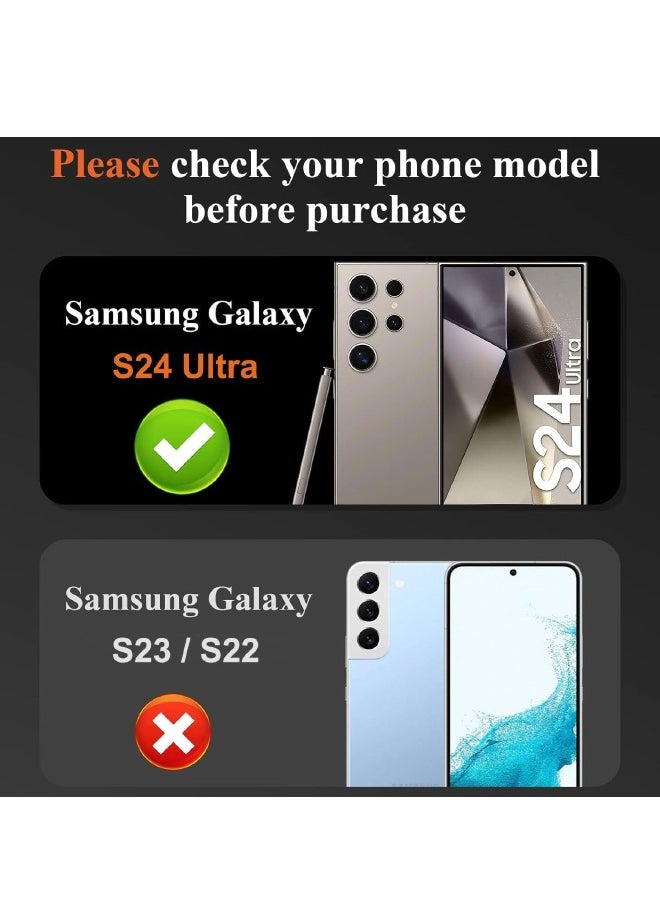 Glass 3-Packs Samsung Galaxy S24 Ultra Camera Lens Protector, Tempered Glass Camera Lens Protector for Samsung S24 Ultra, Ultra HD, 9H Hardness, Anti-Scratch, Easy Installation - Black  - Image 2