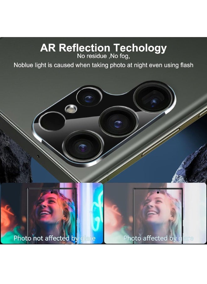Glass 3-Packs Samsung Galaxy S24 Ultra Camera Lens Protector, Tempered Glass Camera Lens Protector for Samsung S24 Ultra, Ultra HD, 9H Hardness, Anti-Scratch, Easy Installation - Black  - Image 4