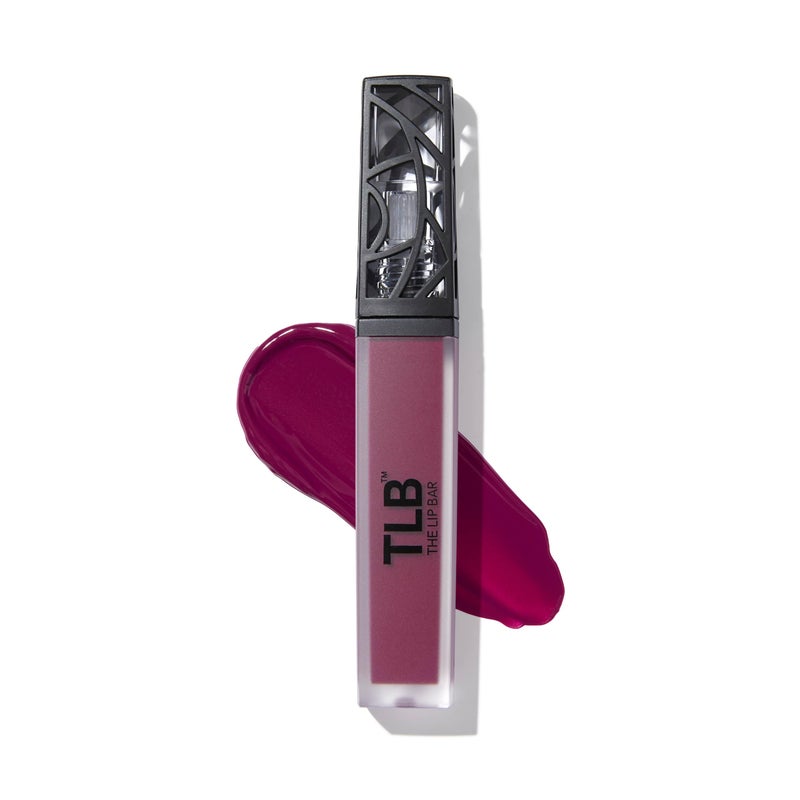 The Lip Bar ذا ليب بار - أحمر شفاه سائل غير لامع، ميوز (توت عميق) - صبغة عالية - ضغطة واحدة - طويل الأمد - زيت الجوجوبا، فيتامين E - نباتي وخالي من التجارب على الحيوانات - مكياج ومستحضرات تجميل - .24 أونصة سائلة - Image 1