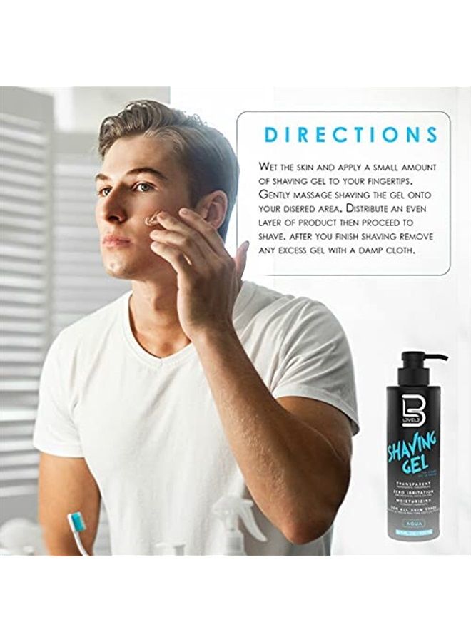 L3 Level 3 Shaving Gel - Straight Razor Shave Gel - Non-Irritating - Refreshing Smell L3 - No Hot Towel Necessary - Level Three Razor Gel (Ice) - Image 2