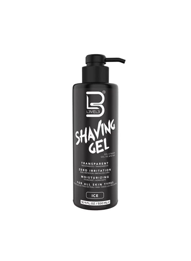 L3 Level 3 Shaving Gel - Straight Razor Shave Gel - Non-Irritating - Refreshing Smell L3 - No Hot Towel Necessary - Level Three Razor Gel (Ice) - Image 1