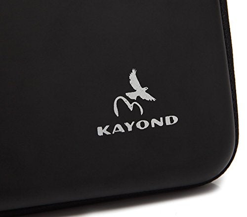 KAYOND® Portable Hard Carrying Travel Storage Case for External USB, DVD, CD, Blu-ray Rewriter/Writer and Optical Drives (Black) - Image 4