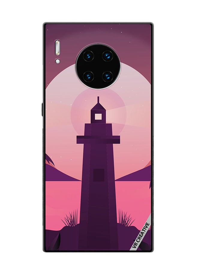 VR CREATIVE Protective Case Cover For Huawei Mate 30 Pro Lake House Design Multicolour - Image 1