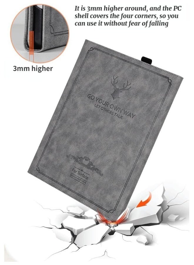 Case Compatible with Microsoft Surface Pro 11 (2024) 13-inch,Multi-Angle Protective Cover with Pen Holder Fits Keyboard and Kickstand for Surface Pro 11 - Image 2