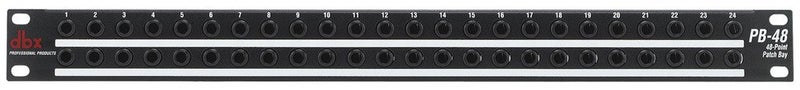 dbx PB48 Point Patch Bay black