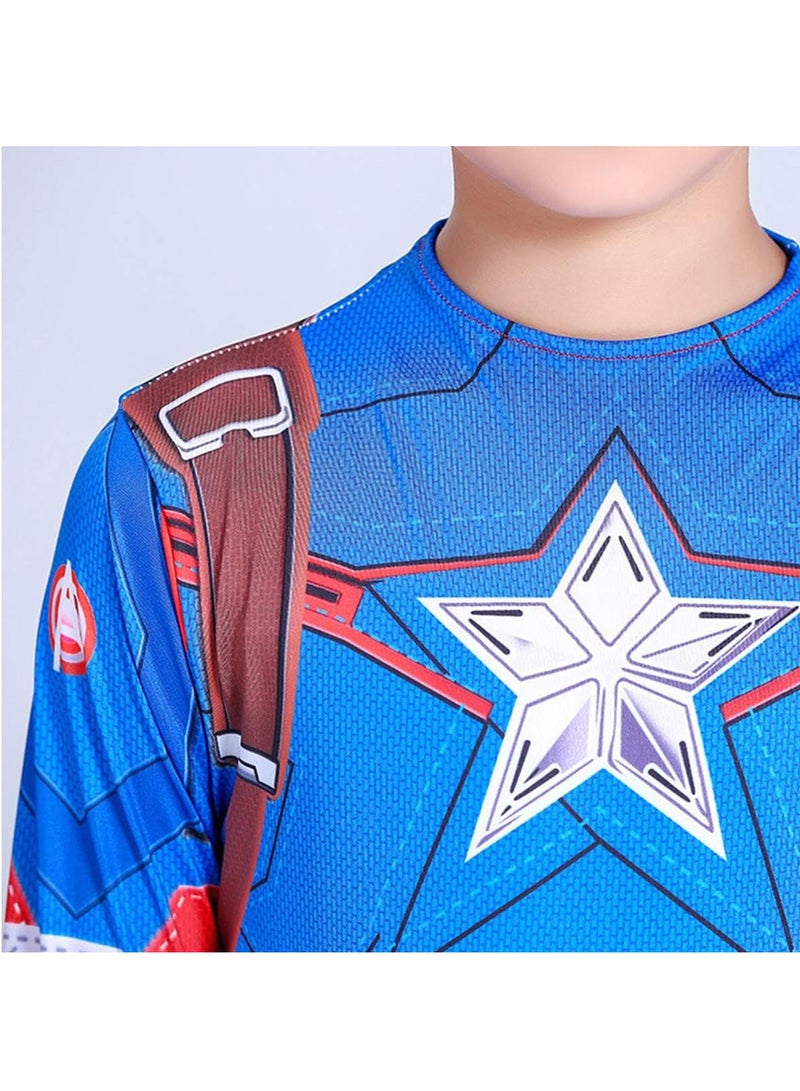 Cosplay Costume Set 3D Style Superhero Cosplay Full Body Bodysuit Spandex Jumpsuit for Kids Cosplay Dress Up - Image 4