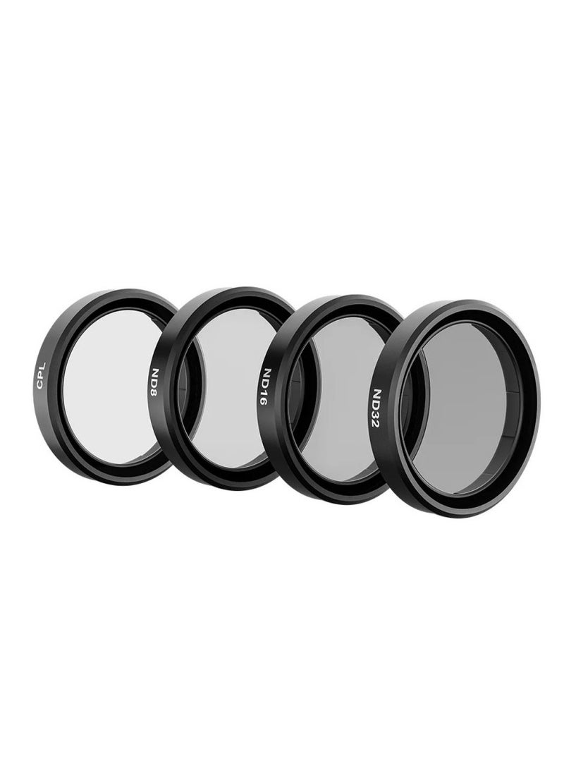 Generic - TELESIN Circular Polarizer & ND Filter Set for DJI Osmo Action 3/4 - Image 1