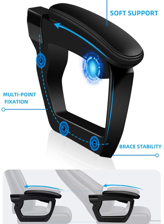 Gaming Chair 130° Recliner System,PU Leather 100Kg Weight Capacity,Retractable Footrest Adjustable Arm-Rest Office Chair Computer Chair PC Office