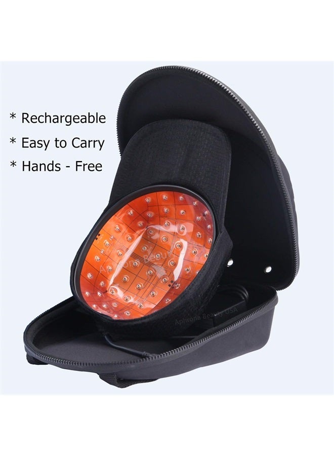 ® Advanced Hair Regrowth System, 81 Laser Hair Growth Helmet, FDA Cleared Lasers, Red Light Therapy for Treatment of Thinning Hair, Rechargeable Full Scalp Cap Treatments for Men & Women