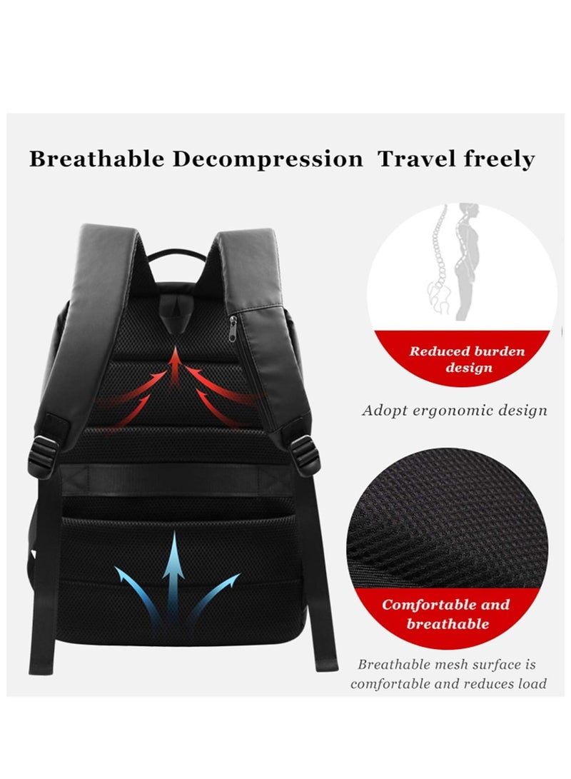 Fingerprint Lock Laptop Backpack - Image 5