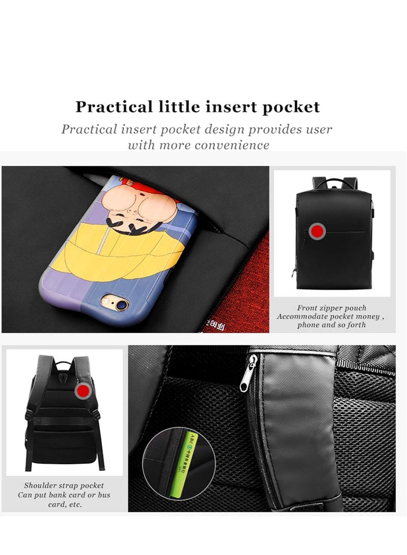 Fingerprint Lock Laptop Backpack - Image 4