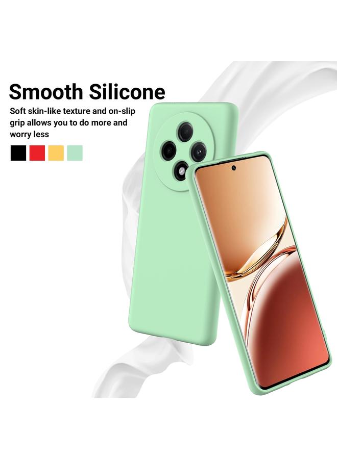 erorex Case For OPPO F27 Pro / F27 Pro+ Pure Color Liquid Silicone Shockproof Phone Case - Image 3