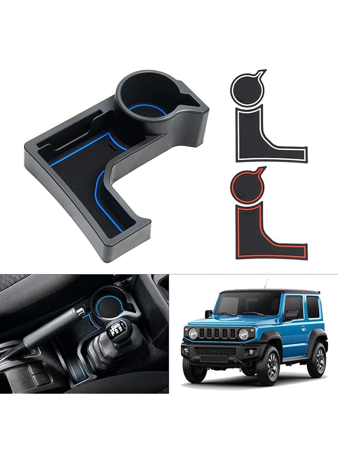 أوتوفيكس متوافق مع حامل أكواب وحدة التحكم المركزية 2019-2023 سوزوكي جيمني Jb64W Jb74W في موديلات الملحقات منظم وحدة التحكم المركزية - Image 1