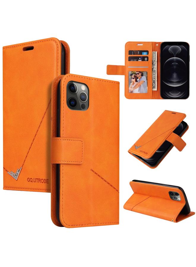 The Bros Case For iPhone 12 Pro Right Angle Leather Phone Case