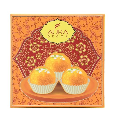 AURA DECOR AuraDecor Traditional Ladoo Candles for Festive Gifting, Home Decor, Diwali Gift Set (Ladoo Candles, 12, Count) - Image 3