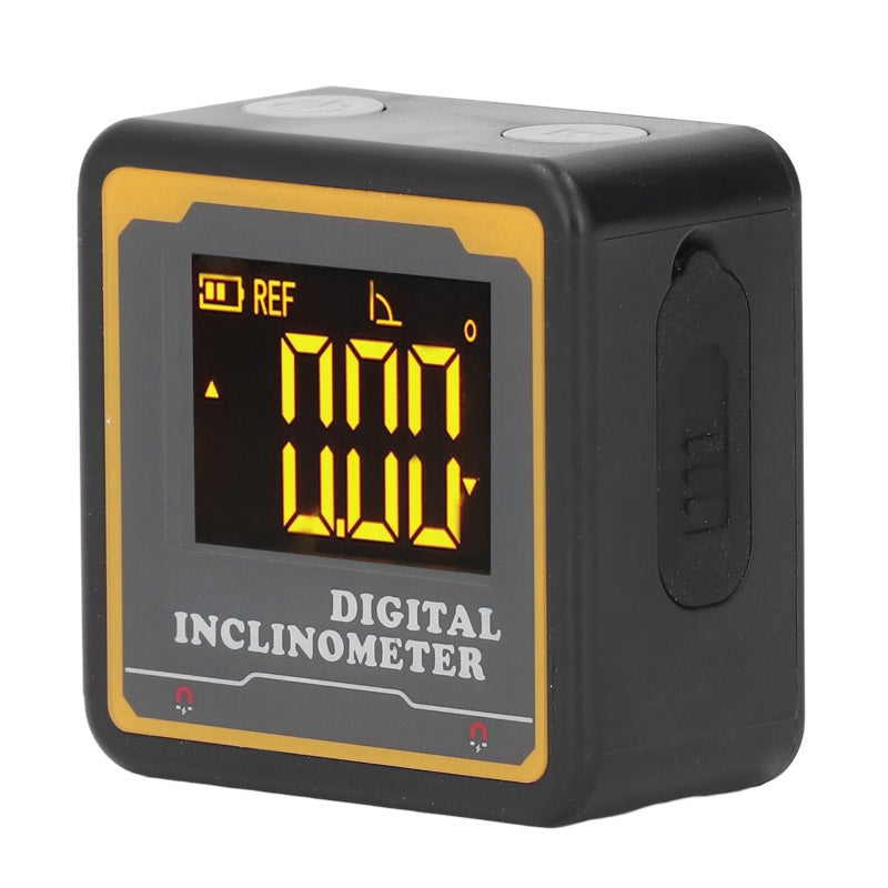 مقاييس الزوايا الرقمية: نطاق 4 × 90 درجة ± دقة 0.2 درجة مقاوم للماء بنوع IP54 - شاشة VA مؤطرة ضوئيًا عالية الدقة قاعدة مغناطيسية مستوى إلكتروني للمساحات الضيقة الأنابيع التحسين المنزلي - Image 4
