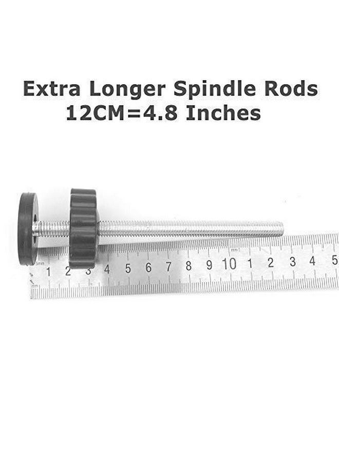 vmaisi 4 Pack 8Mm Baby Gate Threaded Spindle Rod Replacement Hardware Parts Kit For Pet & Dog Pressure Mounted Safety Gates Extra Long Wall Mounting Accessories Screws Rods Adapter Bolts Black  - Image 4