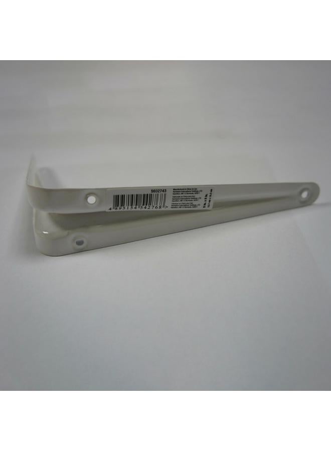 ACE Heavy-Duty Decorative L-Shaped Shelf Bracket White 5 x 6inch 5602743  - Image 3
