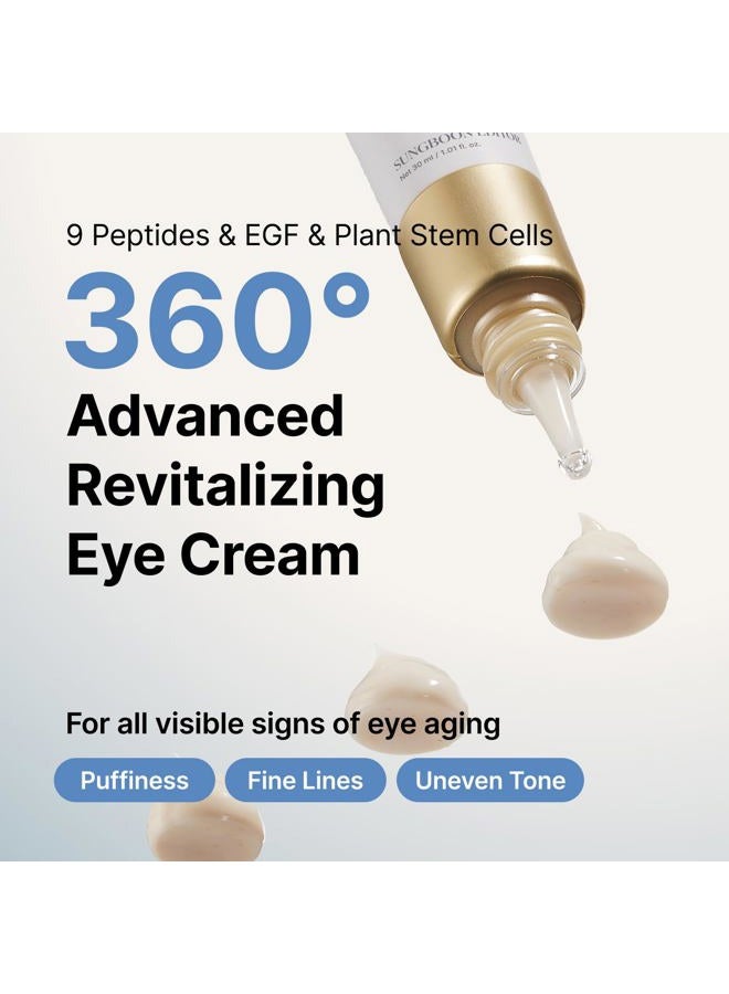 SUNGBOON EDITOR Silk Peptides EGF Intensive Eye Cream with Copper Peptides for Puffiness & Fine Lines, Patented Peptide Complex, Firm-looking & Hydration, Korean Skin Care 1.01 fl oz - Image 2