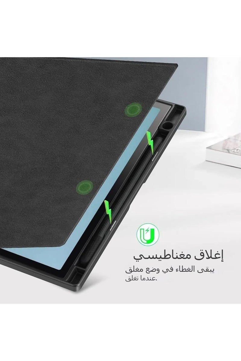 general Compatible with the Onyx Boox Note X3 Pro 10.3-inch (2024) magnetic flip cover case, featuring a pen holder, ultra-thin hardback shell, and automatic sleep/wake functionality, designed for the Boox - Image 2