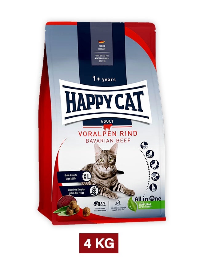 HAPPY CAT Culinary Adult Bavarian Beef Dry Cat Food - 4 KG - Image 1