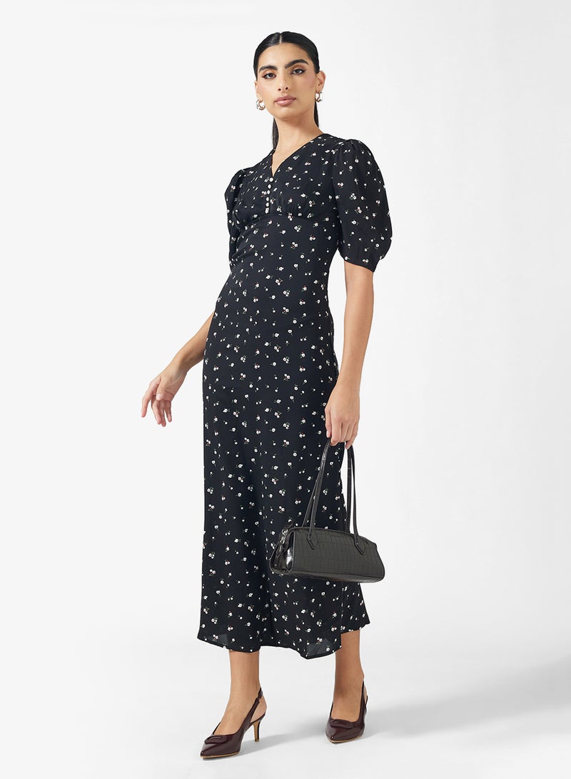 ELLA Polka Print Dress - Image 1