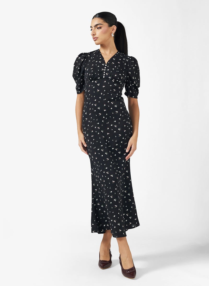 ELLA Polka Print Dress - Image 4