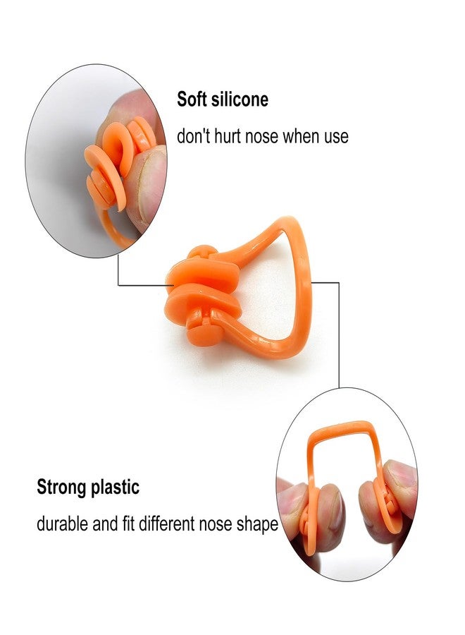 Zooshine 18 Pcs Swim Nose Clips for Adults Kids 7+,Soft Silica Gel Waterproof Nose Plugs for Pool Swimming Water Sports,Protect Nose in Water - Image 3