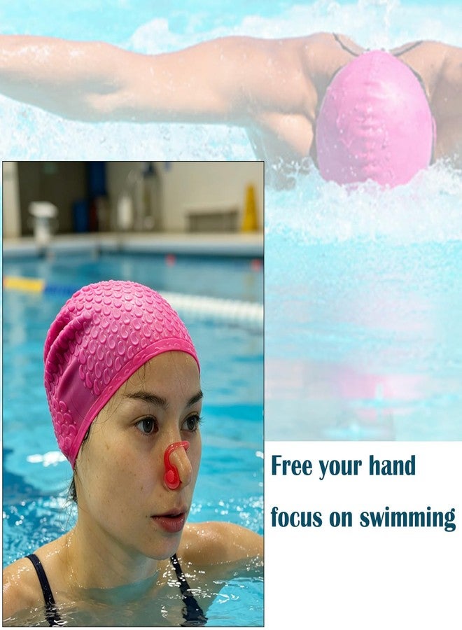 Zooshine 18 Pcs Swim Nose Clips for Adults Kids 7+,Soft Silica Gel Waterproof Nose Plugs for Pool Swimming Water Sports,Protect Nose in Water - Image 2