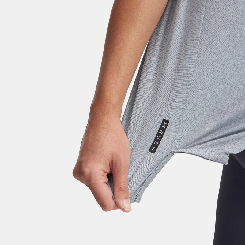 UNDER ARMOUR Grey Women's UA RUSH™ Energy 2.0 Training T-Shirt for Women | Best Price UAE