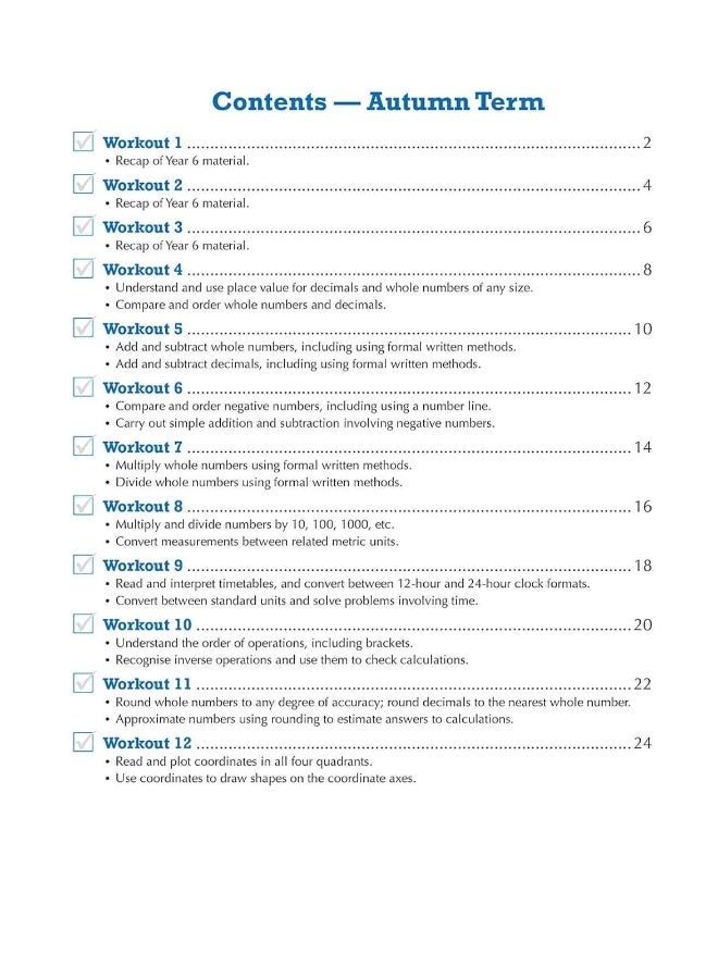 KS3 Maths 10-Minute Weekly Workouts - Year 7  - Image 4