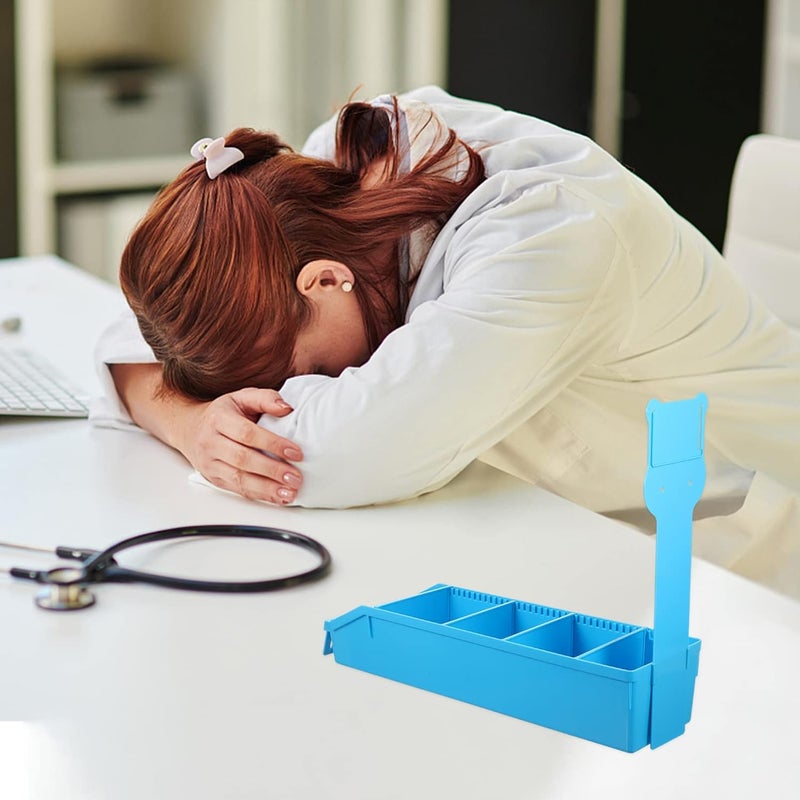 كلاراكو ملحقات محطة التمريض من كلاركو، حافظة تخزين، حامل زجاجات، حاوية زجاجات، منظم محطة التمريض، حجرة، منظم زجاجات، حاويات سوائل، مجموعة أدوات طبية بلاستيكية مقسمة - Image 4