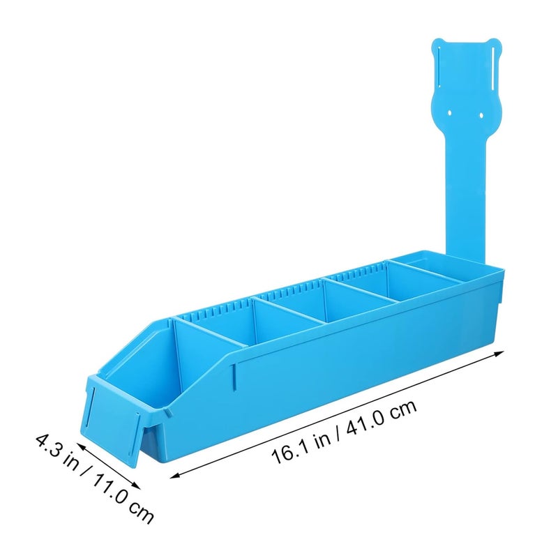 كلاراكو ملحقات محطة التمريض من كلاركو، حافظة تخزين، حامل زجاجات، حاوية زجاجات، منظم محطة التمريض، حجرة، منظم زجاجات، حاويات سوائل، مجموعة أدوات طبية بلاستيكية مقسمة - Image 5
