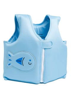 GGEROU Puddle Jumper Kids Swim Vest with Adjustable Strap for 20-55lbs Toddler Floaties with Shoulder Harness Arm Wings for 2-7 Years Old Life Jacket for Sea Beach Pool, Blue  - Image 2