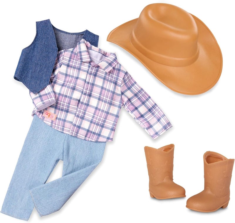 Our Generation 18-Inch Cowgirl Doll Ashleigh with Western Outfit - Image 3