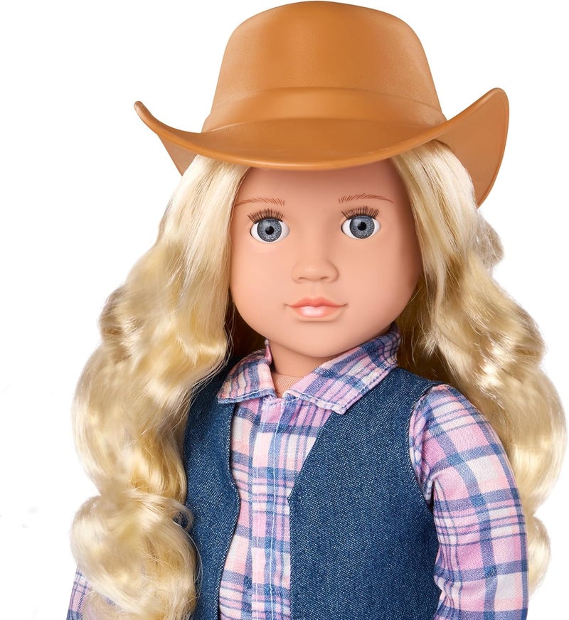 Our Generation 18-Inch Cowgirl Doll Ashleigh with Western Outfit - Image 2