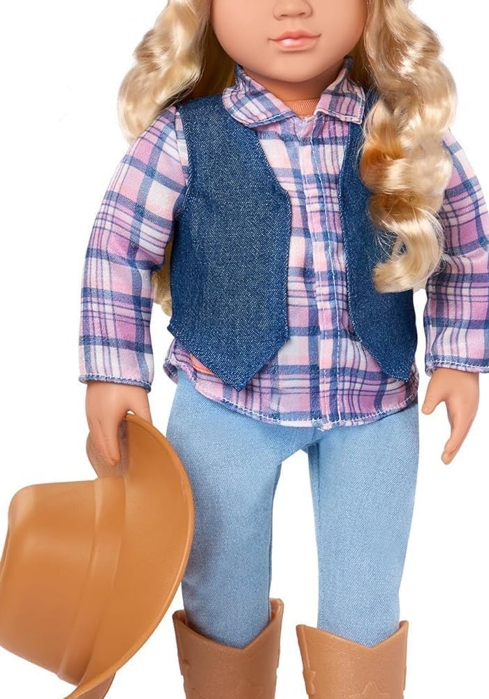 Our Generation 18-Inch Cowgirl Doll Ashleigh with Western Outfit - Image 4