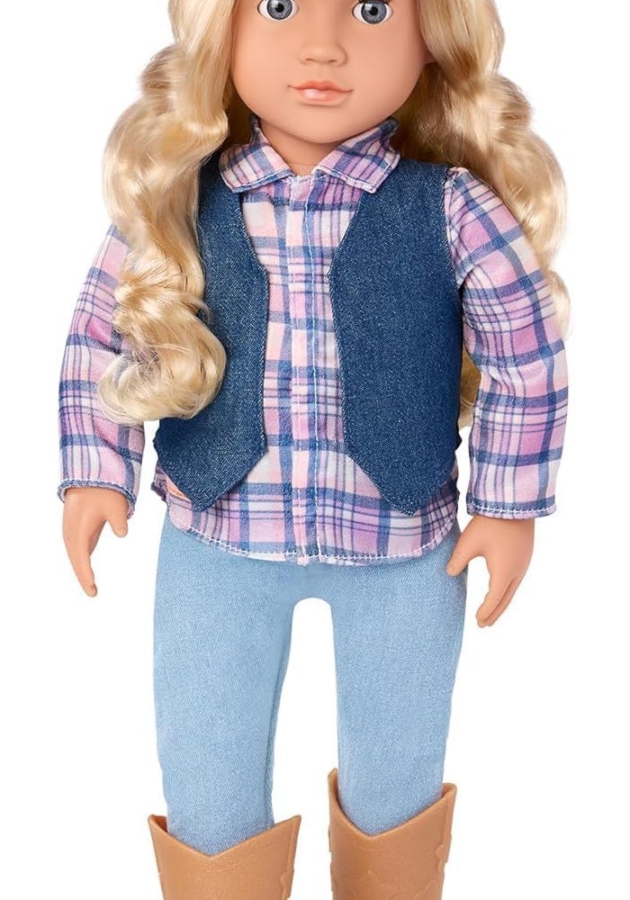Our Generation 18-Inch Cowgirl Doll Ashleigh with Western Outfit - Image 1