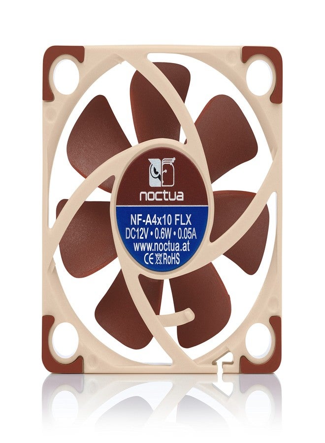 Noctua NF-A4x10 FLX, Premium Quiet Fan, 3-Pin (40x10mm, Brown) - Image 4