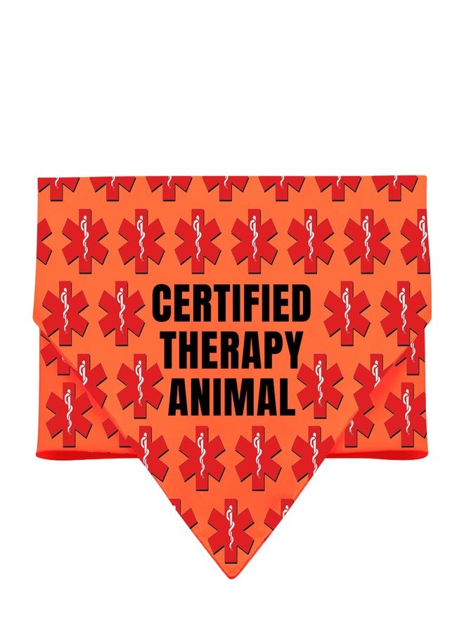 BLUPARK Therapy Dogs Bandana Certified Therapy Animal Pet Scarf for Training Dogs Gift (Certified Therapy) - Image 5