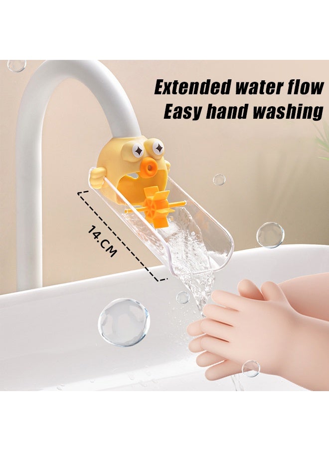 HOMESTAR 2 Packs Cartoon Faucet Extender for Toddlers, Kids Sink Extender for Bathroom, Kitchen, Baby Hand Washing Water Spout Extender Fits Standard & Gooseneck Faucet - Image 4