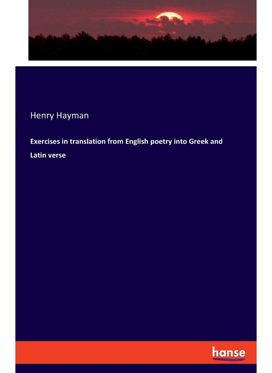 Exercises in translation from English poetry into Greek and Latin verse  - Image 1